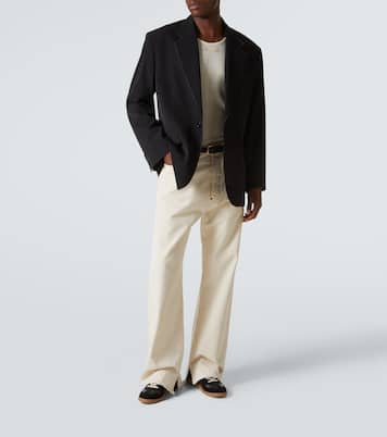 Replica leather and suede sneakers | Maison Margiela