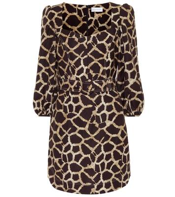 Robe Acacia imprimée en lin mélangé | Rebecca Vallance