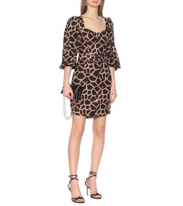 Robe Acacia imprimée en lin mélangé | Rebecca Vallance