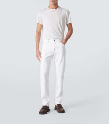 Silk and cotton-blend T-shirt | Loro Piana