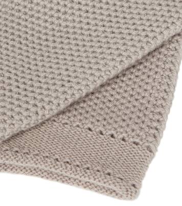 Crochet cashmere gloves | Loro Piana