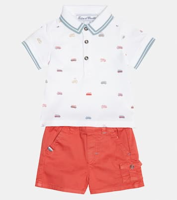 Baby polo shirt and shorts set | Tartine et Chocolat