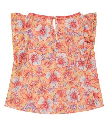 Amber floral top | Poupette St Barth Kids