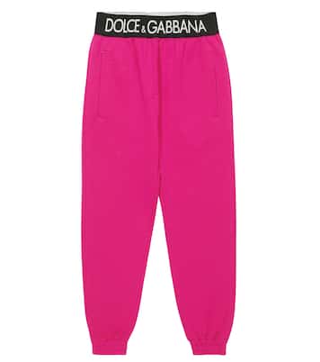 Logo cotton jersey sweatpants | Dolce&Gabbana Kids