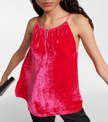 Top aus Samt | Velvet