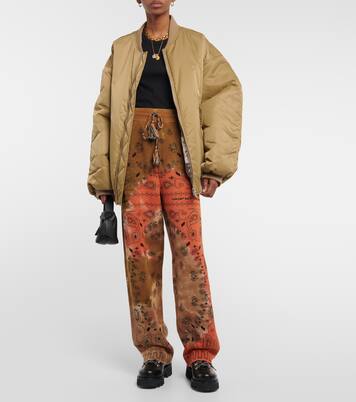 Pantaloni Bandana in piqué di cotone | Alanui