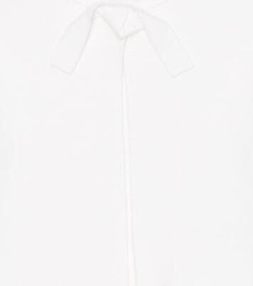 Cropped cotton cardigan | Il Gufo