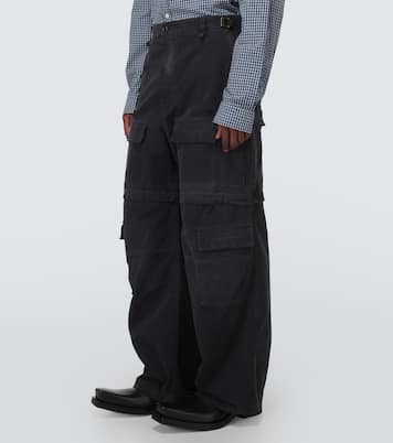 Pantaloni cargo in twill di cotone | Balenciaga