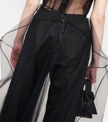 Maxirock aus Mesh | Acne Studios