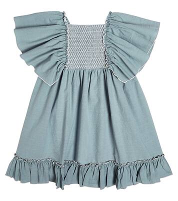 Moraira smocked cotton dress | Suncracy