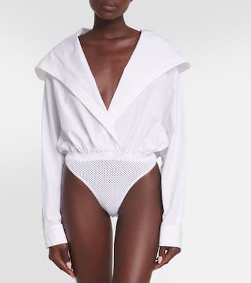 Body in cotone con cappuccio | Alaïa