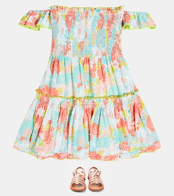 Robe Aurora en coton à fleurs | Poupette St Barth Kids