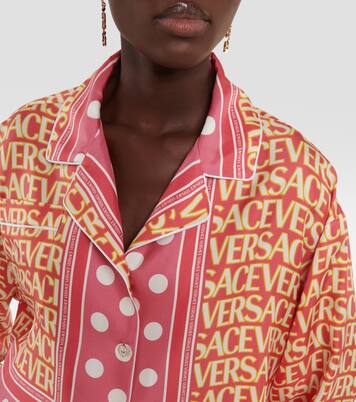 Hemd aus Seide | Versace