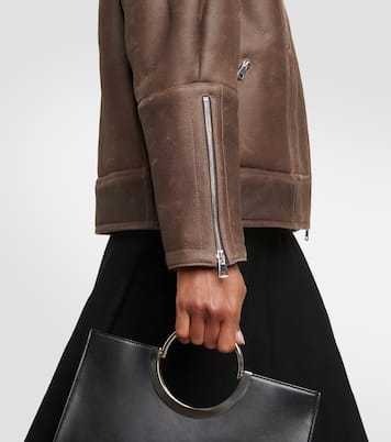 Chaqueta de piel con borrego | Blancha