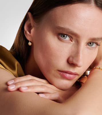 Sphere 18kt gold earring with diamonds  | Ileana Makri