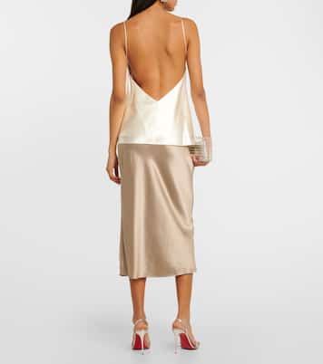 Bridal Mel wool and silk camisole | Danielle Frankel