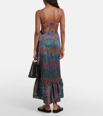 Wickelrock Néon aus Seidensatin | Eres