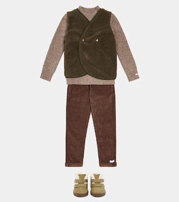 Gilet Monty en shearling synthétique | Donsje