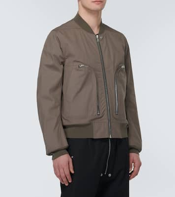 Veste bomber Bauhaus Flight en coton mélangé | Rick Owens