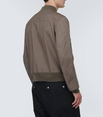 Veste bomber Bauhaus Flight en coton mélangé | Rick Owens