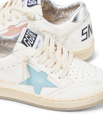 Ball Star leather sneakers | Golden Goose Kids