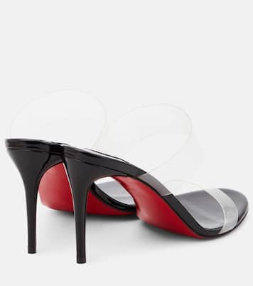Just Nothing 85 PVC mules | Christian Louboutin