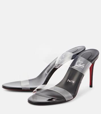 Just Nothing 85 PVC mules | Christian Louboutin