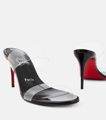 Just Nothing 85 PVC mules | Christian Louboutin