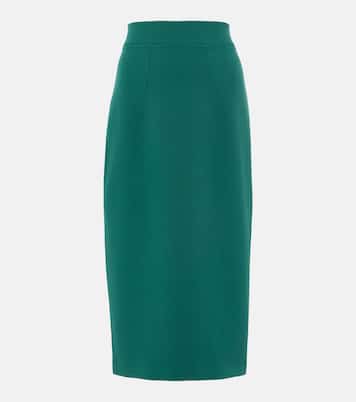 Bleistiftrock Hokuku aus Crêpe | Safiyaa