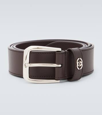 Ceinture Interlocking G en cuir | Gucci
