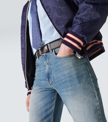 Ceinture Interlocking G en cuir | Gucci
