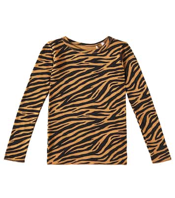 Rihanna zebra-print wool top | Molo