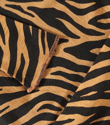 Rihanna zebra-print wool top | Molo
