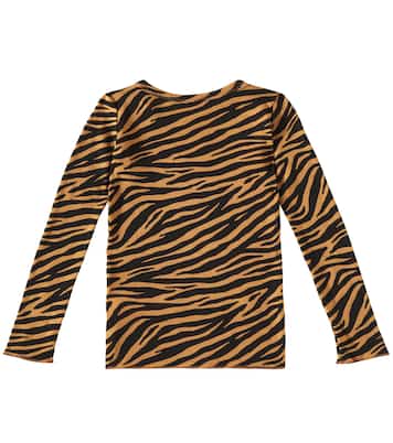 Rihanna zebra-print wool top | Molo
