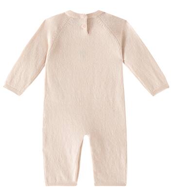 Baby embroidered virgin wool onesie | Il Gufo