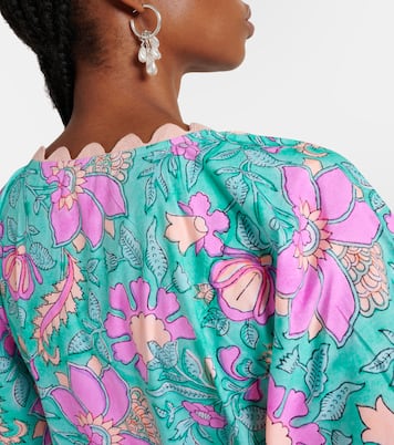 Robe longue en coton à fleurs | Juliet Dunn