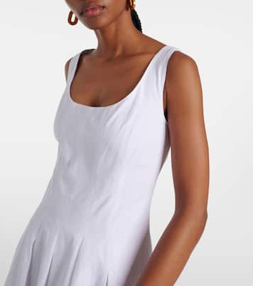 Robe midi White Label Shelby en coton | Proenza Schouler