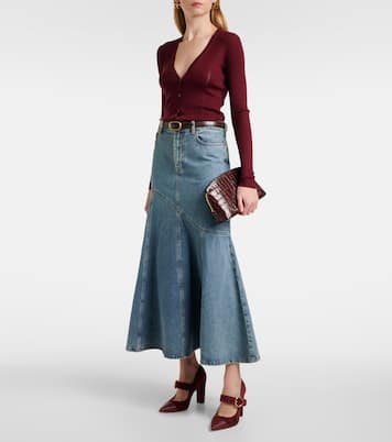 Pumps Kiki 95 aus Veloursleder | Ulla Johnson