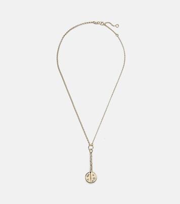 Resilience Small Mixed Belcher Extension 18kt gold chain necklace with diamonds | FoundRae