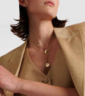 Resilience Small Mixed Belcher Extension 18kt gold chain necklace with diamonds | FoundRae