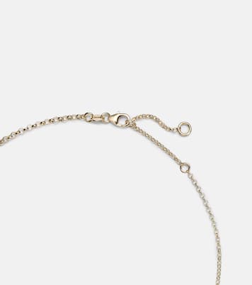 Resilience Small Mixed Belcher Extension 18kt gold chain necklace with diamonds | FoundRae