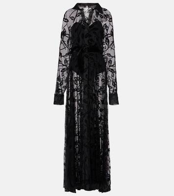 Robe longue à fleurs | Norma Kamali