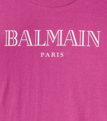 T-Shirt aus einem Baumwollgemisch | Balmain Kids