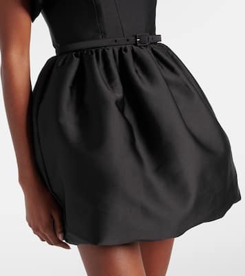 Ruffled draped strapless minidress | Roland Mouret