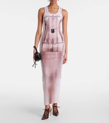 Robe longue Trompe l’œil | Jean Paul Gaultier