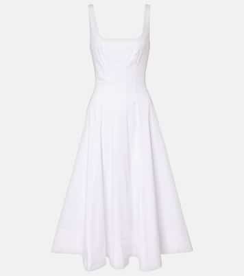 Robe midi Wells en coton | Staud