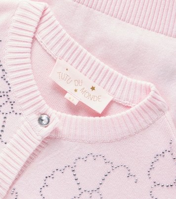 Cardigan in cotone floreale | Tutu Du Monde