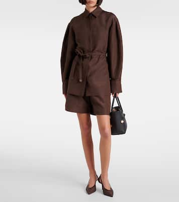 Short Quebec en lin et soie | Max Mara