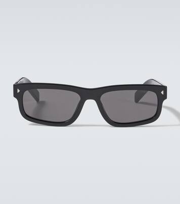 Lunettes de soleil rectangulaires à logo | Prada