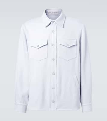 Explorer cashmere and cotton denim jacket | God's True Cashmere